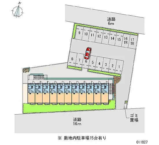 ★手数料０円★千葉市稲毛区稲毛町　月極駐車場（LP）